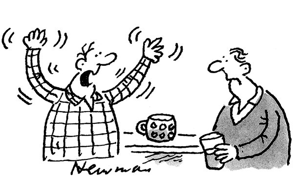 ‘... as the bishop said to the actress.’