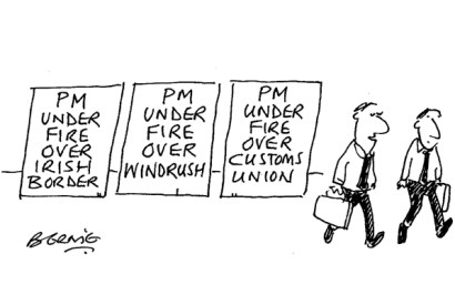 ‘Rather warm for May.’