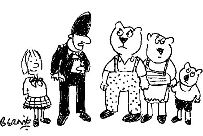 ‘In future, try not to leave your porridge unattended.’