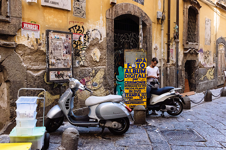 Unplanned mafioso Naples is ‘thrilling’, according to Owen Hatherley. Credit: Getty Images