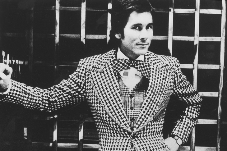 Tommy Nutter in 1973 — the most exciting tailor on Savile Row in decades, according to Hardy Amies