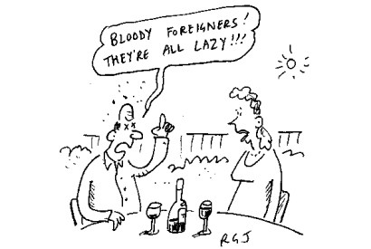 ‘I think you’ve had quite enough, dear… you’re beginning to sound like Jean-Claude Juncker.’