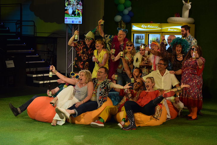 OPERA
The ENO Chorus in Acis and Galatea. Photo: Dani Harvey