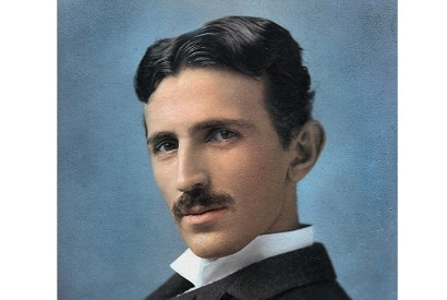 Nikola Tesla — a man of pyrotechnic intelligence, comparable to Einstein, Marconi and Edison