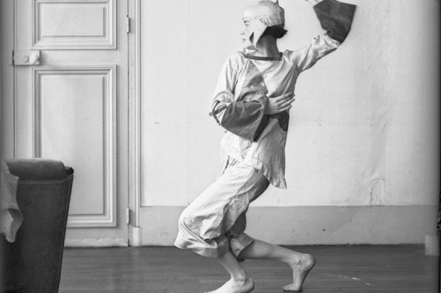 A rare photograph by Bernice Abbott of Lucia Joyce dancing in the 1920s
