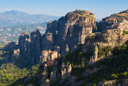 Sickness strikes in the clifftop monasteries of Meteora, and Stagg leaves the pilgrimage route