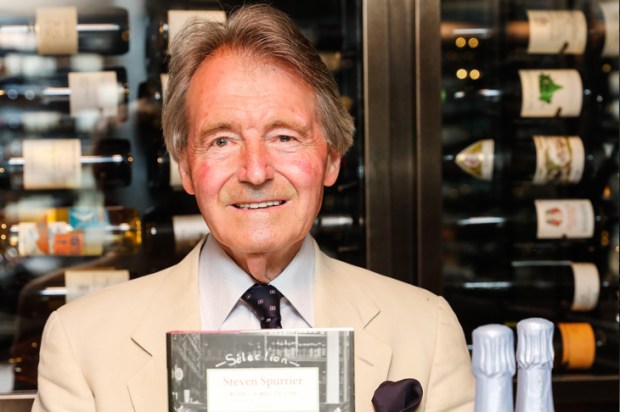 Steven Spurrier at the launch of Wine — A Way of Life. Credit Getty Images