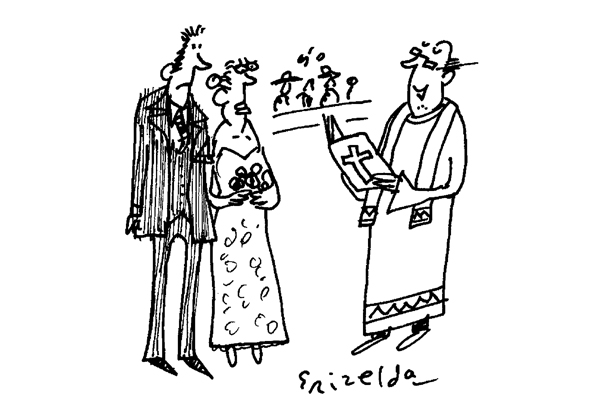 ‘...and agree on Brexit as long as you both shall live.’