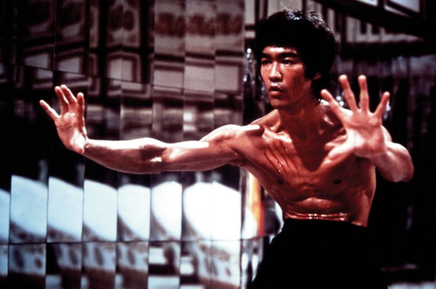 Bruce Lee in a scene from Enter the Dragon