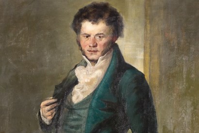Portrait of Stendhal by Giuseppe Amisani