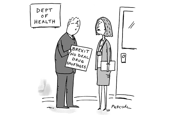 ‘I’ve been appointed chief whip to the medicine cabinet.’