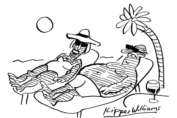 ‘You’re turning a lovely shade of gammon.’