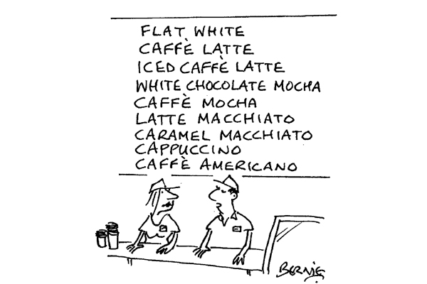 ‘Would you like to go for a coffee after work?’