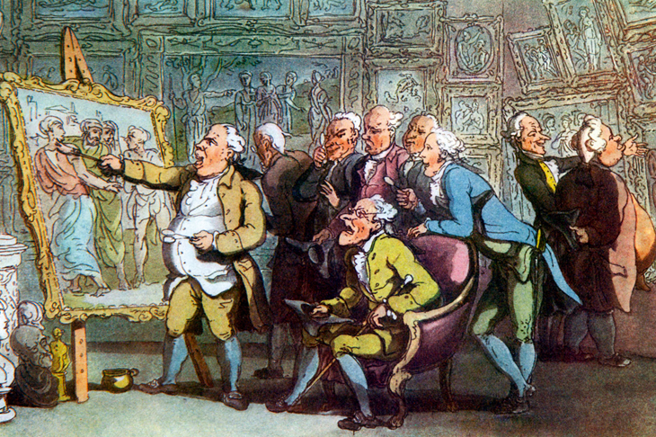 ‘A Connoisseur’ by Thomas Rowlandson