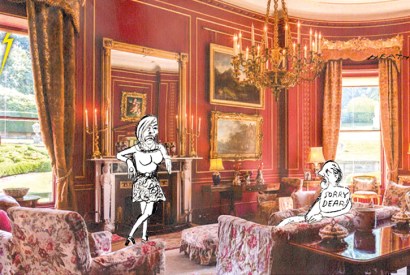 ‘I don’t need you any more, dear, you clash with the furniture!’