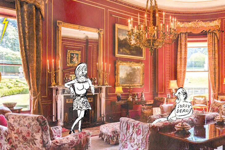 ‘I don’t need you any more, dear, you clash with the furniture!’