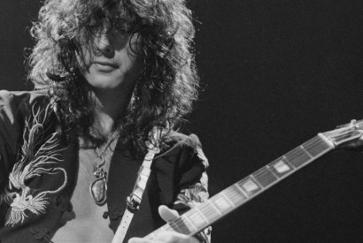Jimmy Page performing with Led Zeppelin in May 1975. ‘He did believe that he had the power to control the universe’