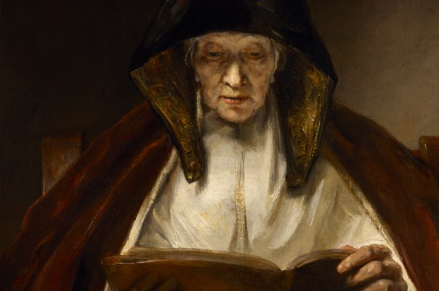 Face value: ‘An Old Woman Reading’, 1655, by Rembrandt, on show in Rembrandt: Britain’s Discovery of the Master at the National Galleries of Scotland