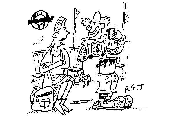 ‘Must you do your make-up on the Tube?’