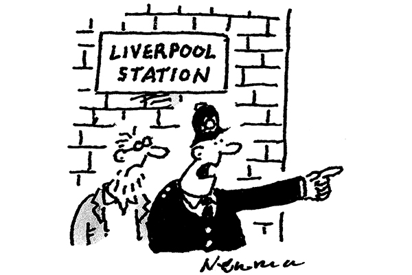 ‘The Labour conference is left, left, further left, and then on the far left.’