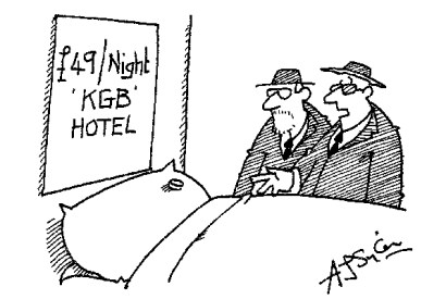 ‘There’s a Novichokolate on the pillow.’