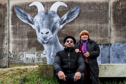 JR and Agnès Varda in Faces Places, a mesmerising meditation on lives lived