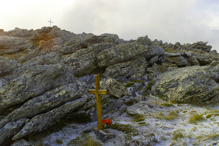 Mount Longdon, Falkland Islands, where members of the 3rd Parachute Regiment died in fighting on 11–12 June 1982