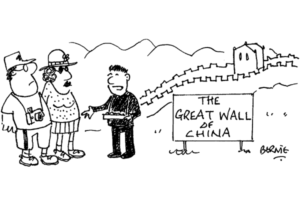 ‘There’s a 12.5 per cent surcharge for American tourists.’