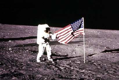 Pete Conrad, one half of the second Apollo 12 team, on the moon in 1969