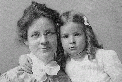An unusual relationship: Katharine Cook Briggs with her daughter Isabel