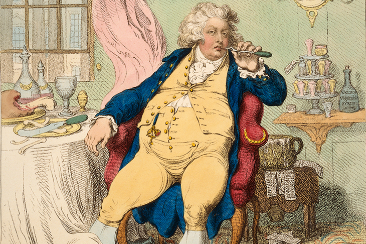 ‘A Voluptuary under the horrors of Digestion’, 1792, by James Gillray