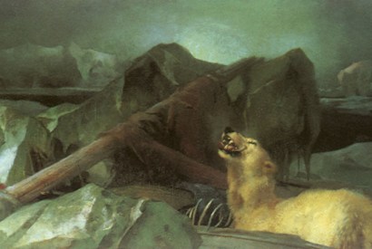 The Arctic shipwreck in Edwin Landseer’s ‘Man Proposes, God Disposes’, 1864