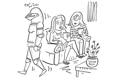 ‘Brian’s off to watch the golf.’