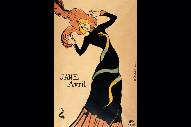 Going to the wall: ‘Jane Avril’, 1899, by Henri Toulouse-Lautrec