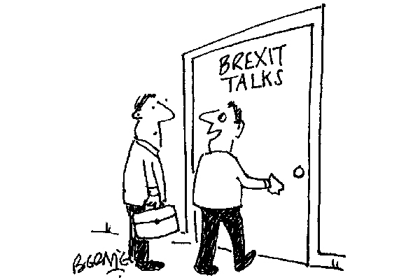 ‘What I thought might be fun is, we sign a final deal which then immediately shreds itself.’