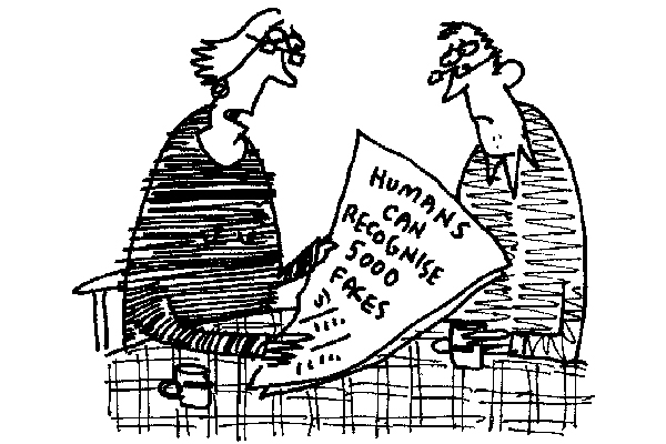 ‘Unless one of them comes up and says hello to you in the street…’