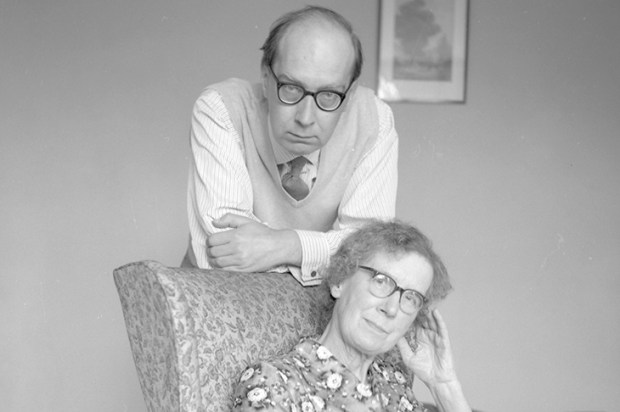 Under a spell: Philip Larkin with Eva in 1965