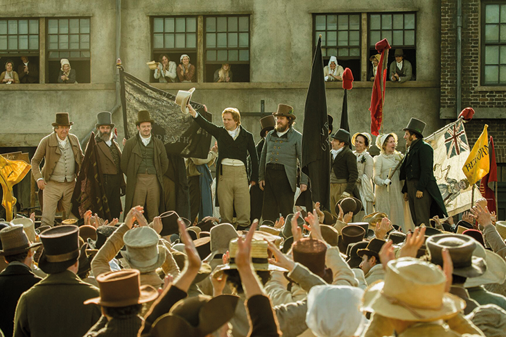 A large cast is mostly led by shouty men, who lead shouty meetings: Mike Leigh’s Peterloo