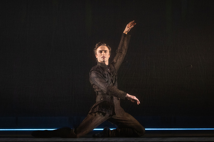 Matthew Ball as Ted Feltham in the Royal Ballet's The Unknown Soldier. Photo: ROH, Helen Maybanks