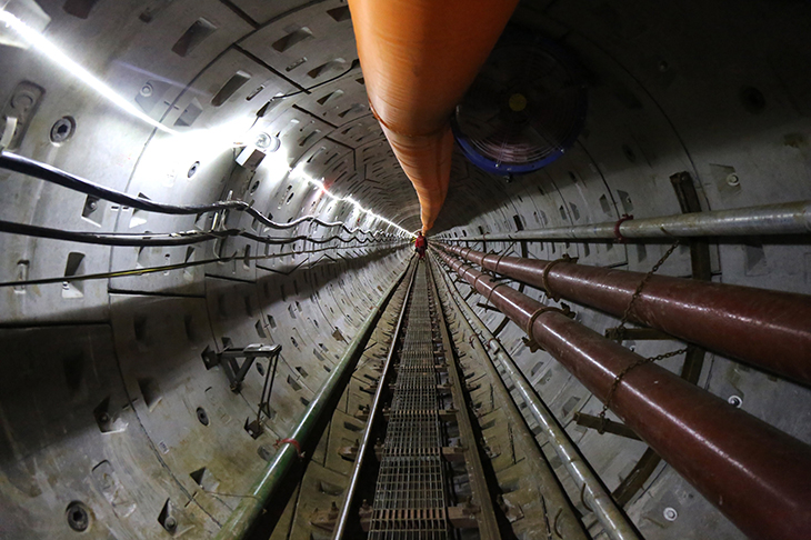 The China-Russia East Route pipeline under construction in 2017. At 3,968 km in length, it is designed to carry 38 billion cubic metres of natural gas from Russia’s Far East to Shanghai. [Getty]