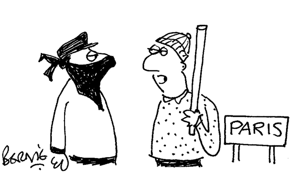 ‘I’m protesting at the price of petrol bombs.’