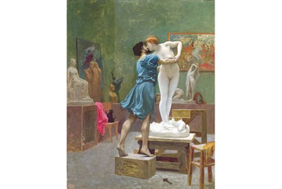 ‘Pygmalion and Galatea’ by Jean-Léon Gérôme (1824–1904). The statue of Galatea poses issues about dolls sold for sex, according to Adrienne Mayor