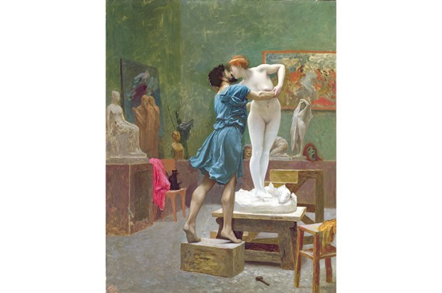 ‘Pygmalion and Galatea’ by Jean-Léon Gérôme (1824–1904). The statue of Galatea poses issues about dolls sold for sex, according to Adrienne Mayor