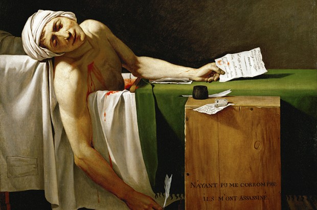 Marat was assassinated in his bath by Charlotte Corday in 1793. Credit Getty Images