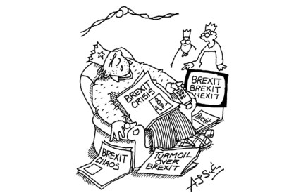 ‘He’s crashed out.’