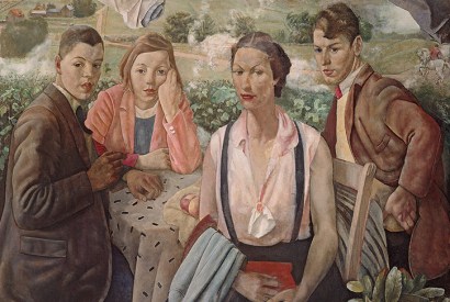 ‘A Portrait Group’ by James Cowie [National Galleries of Scotland/Bridgeman Images]