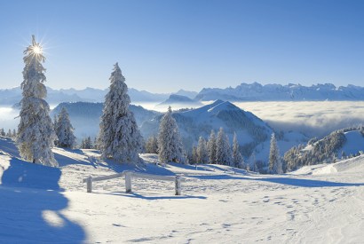 View from the Rigi, Switzerland. The last great blizzard is predicted to be in 2040
