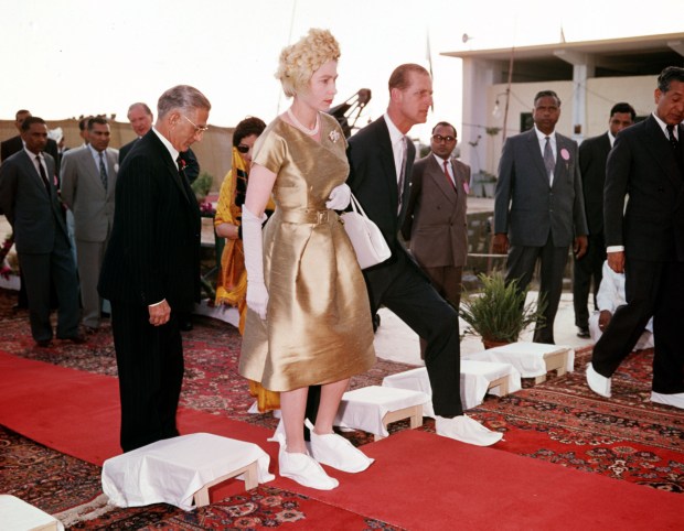 The Queen on a Royal Tour of Pakistan in 1961.
