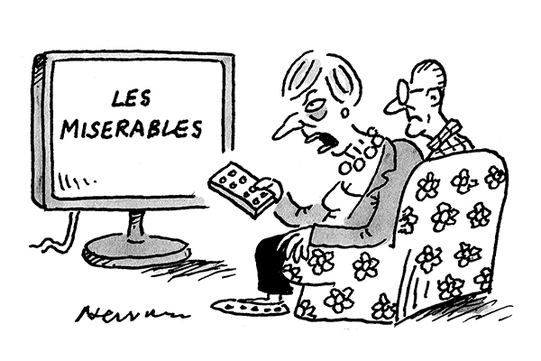 ‘I could do with a laugh.’