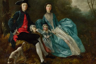 ‘The Artist with his Wife Margaret and Eldest Daughter Mary’, c.1748, by Thomas Gainsborough